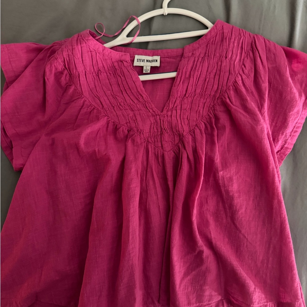 Steve Madden Fuchsia Top